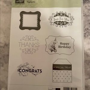 Stampin Up! “Tagtastic ”Rubber Stamps